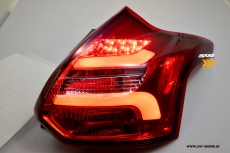 SW-Celi LED taillights for Ford Focus Mk3 CB8 DYB 11-15 5Doors-Hatchback red Lightbar