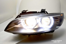 SW-Ltube Angel Eye Xenon Scheinwerfer mit AFS fr 3er BMW E92 E93 05-08 High U-LED TFL-Standlicht Black