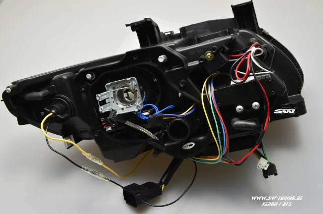 SW-Ltube Angel Eye Xenon Scheinwerfer mit AFS für 3er BMW E92 E93 05-08 High U-LED TFL-Standlicht Black