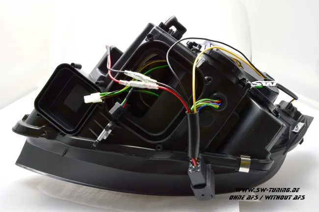 SW-Ltube Angel Eye Xenon headlights for BMW E92 E93 05-08 2 High U-LED DRL-positionslight black without AFS