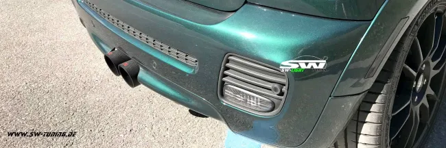 LED Nebelschlussleuchte für Mini Cooper S R57 06-11 black Union-Jack-Design