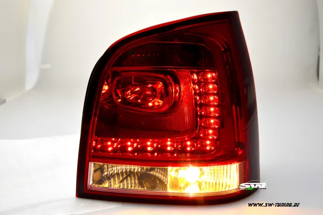 SW-Light LED taillights suitable for VW Polo 9N 01-05 red/crystal