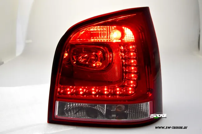 SW-Light LED taillights suitable for VW Polo 9N 01-05 red/crystal