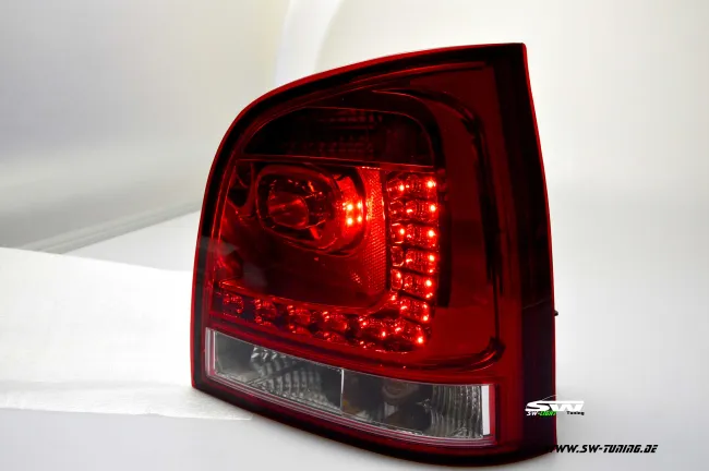 SW-Light LED taillights suitable for VW Polo 9N 01-05 red/crystal