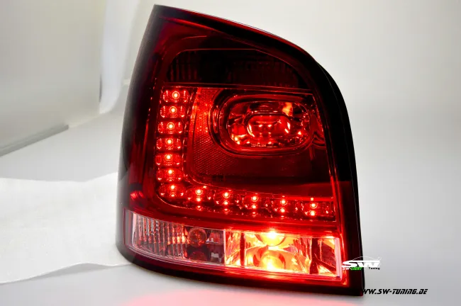 SW-Light LED taillights suitable for VW Polo 9N 01-05 red/crystal