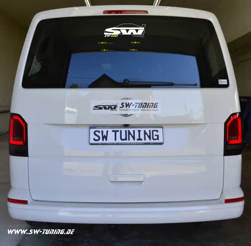 SW-Celi LED Rückleuchten für VW T6 Typ SG 16-20 Heckklappe red/smoke mit Wischblinker