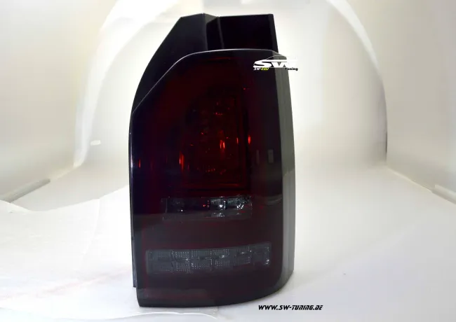 SW-Celi LED Rückleuchten für VW T6 Typ SG 16-20 Heckklappe red/smoke mit Wischblinker