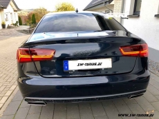 SW-Celi LED Rckleuchten fr Audi A6 4G Limousine 11-14 Lightbar red clear