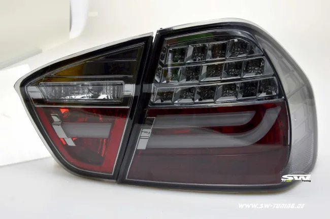 SW-Celi LED taillights for 3Series BMW E90 sedan 05-08 smoke red Lightbar (not 335d)