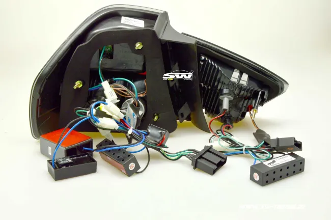 SW-Celi LED taillights for 3Series BMW E90 sedan 05-08 smoke red Lightbar (not 335d)