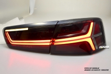 SW-Celi LED taillights for Audi A6 4G Sedan 11-14 black smoke Lightbar dynamic LED indicator