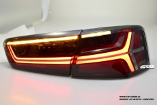 SW-Celi LED taillights for Audi A6 4G Sedan 11-14 black smoke Lightbar dynamic LED indicator