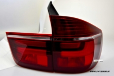 SW-Celi LED Rckleuchten passend fr BMW X5 E70 06-13 red Lightbar