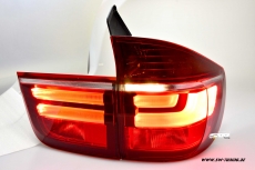 SW-Celi LED Rckleuchten passend fr BMW X5 E70 06-13 red Lightbar