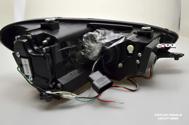 SW-DRL Scheinwerfer VW Scirocco III Typ 13 Facelift 15-17 LED-Tagfahrlicht black