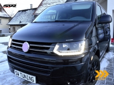 SW-DRLTube Scheinwerfer VW T5 GP Facelift Typ 7H 09-14 LED Tagfahrlicht  Wischblinker Black - tuning online kaufen