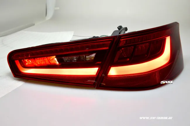 SW-Celi LED Rückleuchten für Audi A3 8V 3Türer 12-16 red