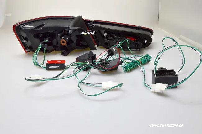 SW-Celi LED Rückleuchten für Audi A3 8V 3Türer 12-16 red