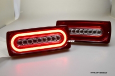 SW-Celi Voll LED Rückleuchten für Mercedes G-Klasse W463 90-12 red