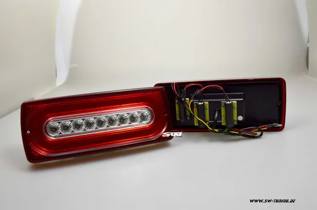 SW-Celi Full LED Taillights suitable for Mercedes G-Class W463 90-12 red