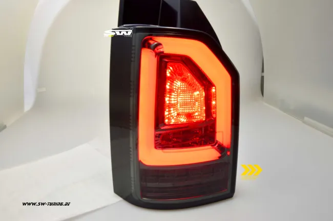 SW-Celi LED Rückleuchten für VW T6 Typ SG 16-20 smoke mit Wischblinker für Werks LED