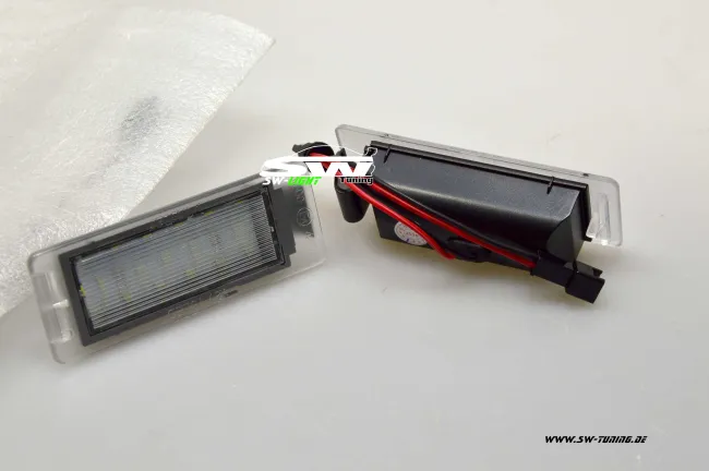 SW-Light LED Kennzeichenbeleuchtung für Opel Insigina A Sportstourer 09-17 / Mokka 12-18