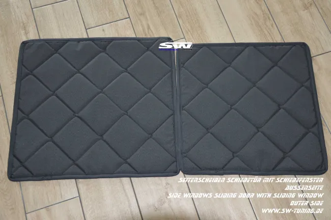 SW-Camper Magnet Thermomats for the middle side windows of the VW T5 2 parts