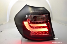 SW-Celi LED taillights BMW 1Series E87/E81 LCI 08-11 Black/clear Lightbar