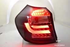 SW-Celi LED taillights BMW 1Series E87/E81 LCI 08-11 Black/clear Lightbar