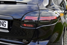 SW-Celi LED Rckleuchten passend fr Porsche Cayenne II 92A 958 11-14 mit LED dynamischer Blinker Black/smoke