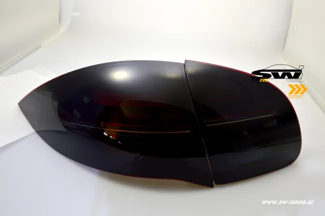 SW-Celi LED taillights suitable for Porsche Cayenne II 92A 958 11-14 with LED wiping indicator red/smoke