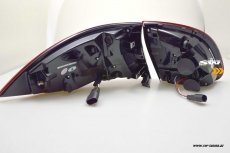 SW-Celi LED taillights suitable for Porsche Cayenne II 92A 958 11-14 with LED wiping indicator red/smoke