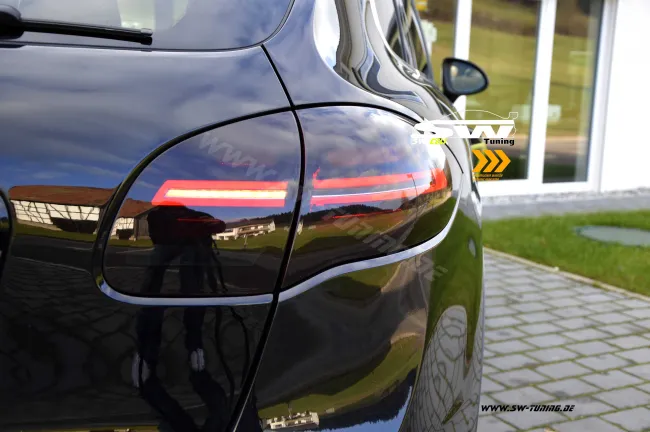 SW-Celi LED taillights suitable for Porsche Cayenne II 92A 958 11-14 with LED wiping indicator red/smoke