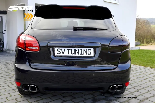SW-Celi LED taillights suitable for Porsche Cayenne II 92A 958 11-14 with LED wiping indicator red/smoke
