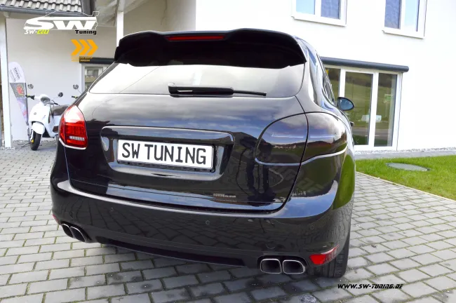 SW-Celi LED taillights suitable for Porsche Cayenne II 92A 958 11-14 with LED wiping indicator red/smoke