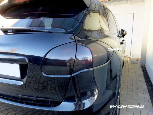 SW-Celi LED taillights suitable for Porsche Cayenne II 92A 958 11-14 with LED wiping indicator red/smoke