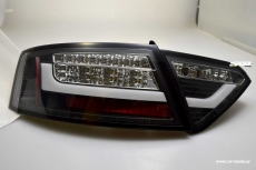 SW-Celi LED taillights suitable for Audi  A5 8F / 8T3 07-11 Black/clear Lightbar 2doors (for Series LED)