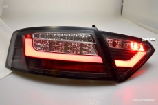 SW-Celi LED taillights suitable for Audi  A5 8F / 8T3 07-11 Black/clear Lightbar 2doors (for Series LED)