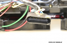 SWCeli LED Rckleuchten fr VW Caddy Typ 2K 03-15 black clear Lightbar