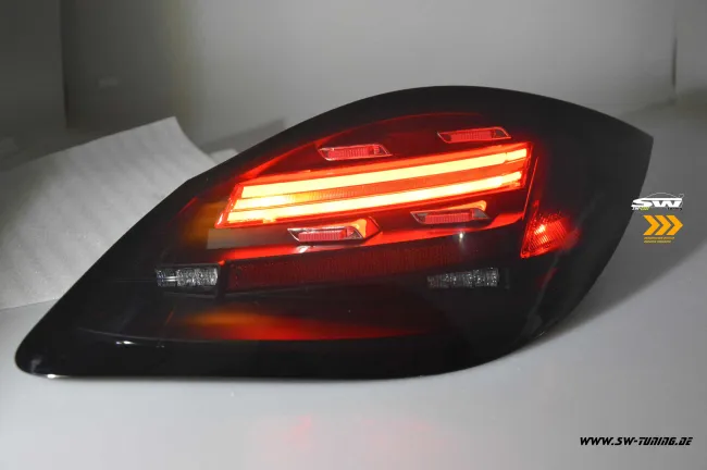 SW-Celi LED Tail Light for Porsche Boxster / Cayman 987.2 Facelift 10-14 black/smoke Lightbar-RED