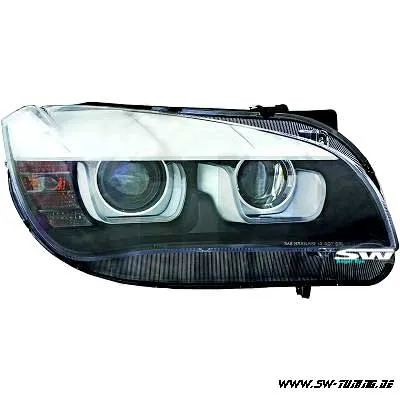 SW-DRLTube Scheinwerfer für BMW X1 E84 13-15 3D LED TFL-Standlichtringe black