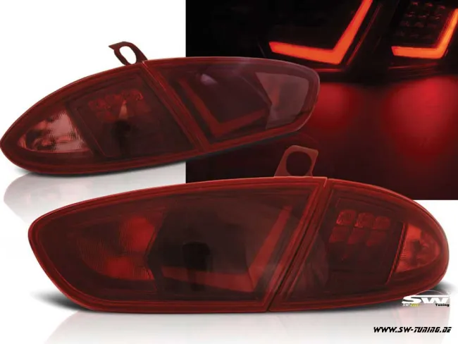 SW-Celi LED Rückleuchten für Seat Leon 1P1/1PA Facelift 09-13 red