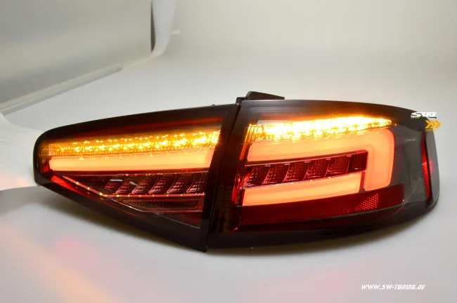SW-Celi LED Rückleuchten passend für Audi A4 B8 8K Limo Facelift 12-15 smoke LED Wischblinker für Serien LED