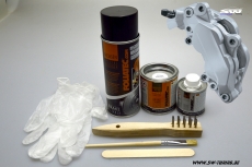 Bremssattel Lack-Set circuit gray glnzend 7 teilig Foliatec 575ml (1l/52,09EUR)