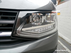 SW-DRLTube headlights VW T6 Type SG 16-20 LED Lighttube DRL R87 black dynamic indicator