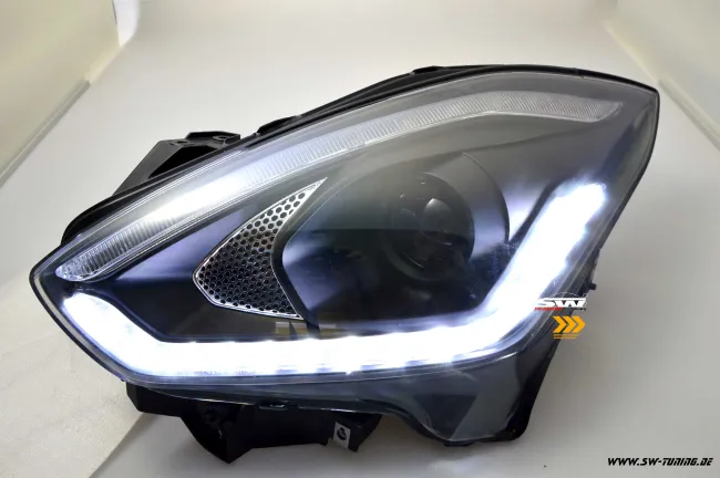 SW-DRLTube headlights Suzuki Swift AZ/RZ 17-21 Black LED wiping indicators / LED DRL
