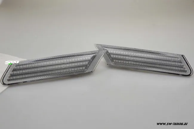 SW-Light LED side markers compatible for Porsche 911 997 05-11 White/black/clear