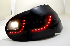 SW-Light LED Rckleuchten fr VW Golf 5 03-09 black/smoke