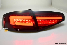 SW-Celi LED Rckleuchten passend fr Audi A4 B8 8K Limo Facelift 12-15 red/smoke LED Wischblinker fr Serien Birnen