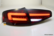 SW-Celi LED Rckleuchten passend fr Audi A4 B8 8K Limo Facelift 12-15 red/smoke LED Wischblinker fr Serien Birnen